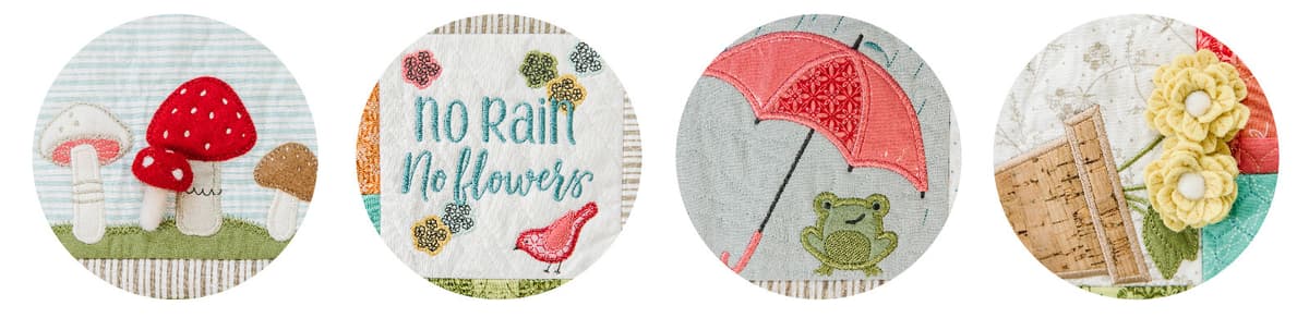 Kimberbell Spring Showers Fabric KIt — image 3