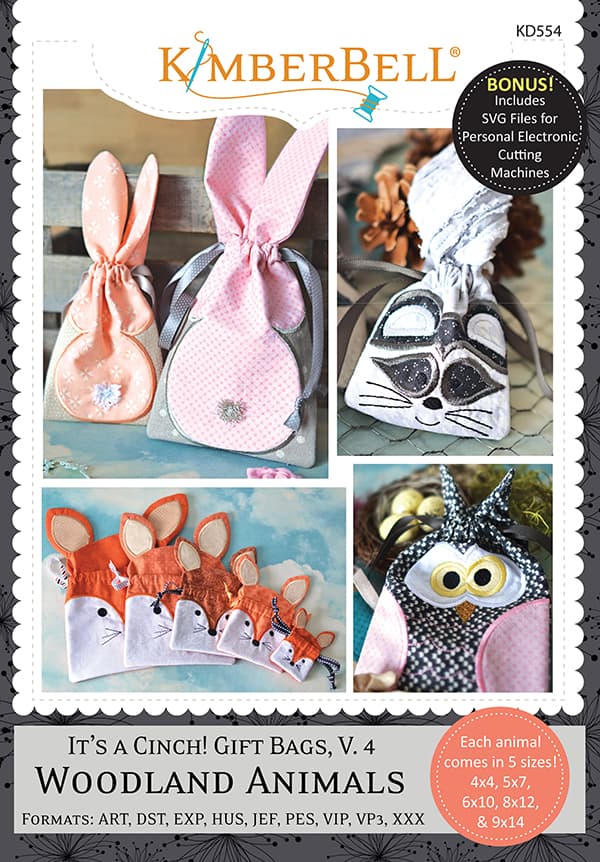 Kimberbell Designs It’s A Cinch Woodland Animals Vol4